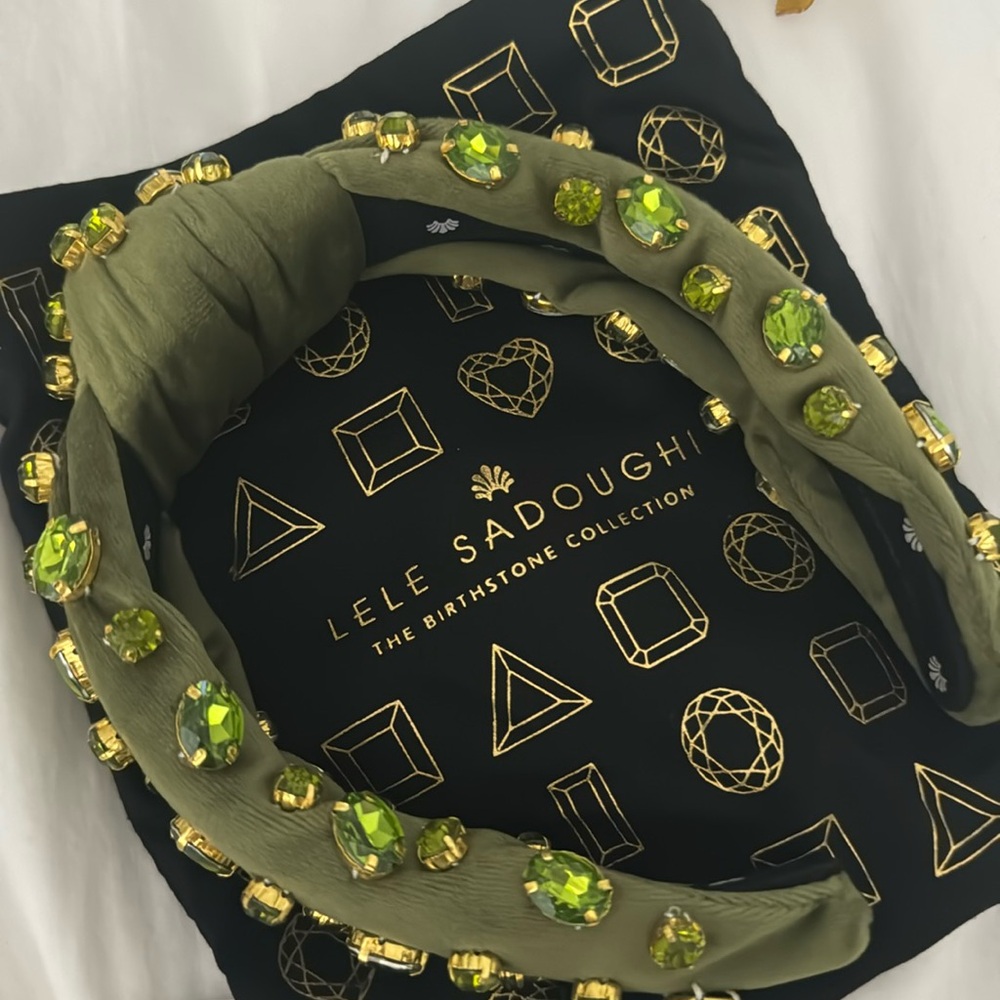 Lele Sadoughi Birthstone Collection headband
